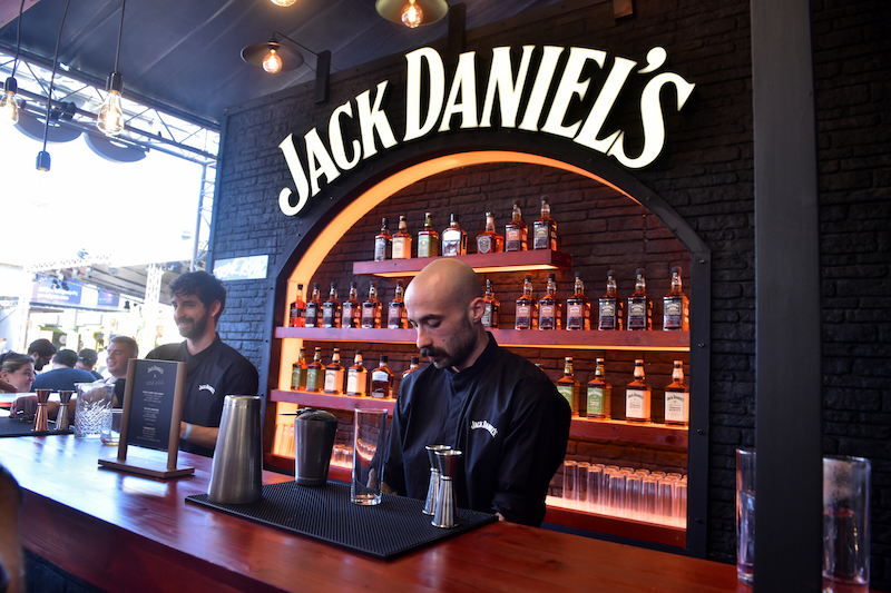 JACK DANIELS, WOODFORD RESERVE, FORDS GIN @ATHENS BAR SHOW 2023